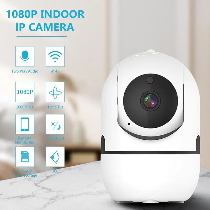 

Мини-камера видеонаблюдения 1080P HD с поддержкой Wi-Fi