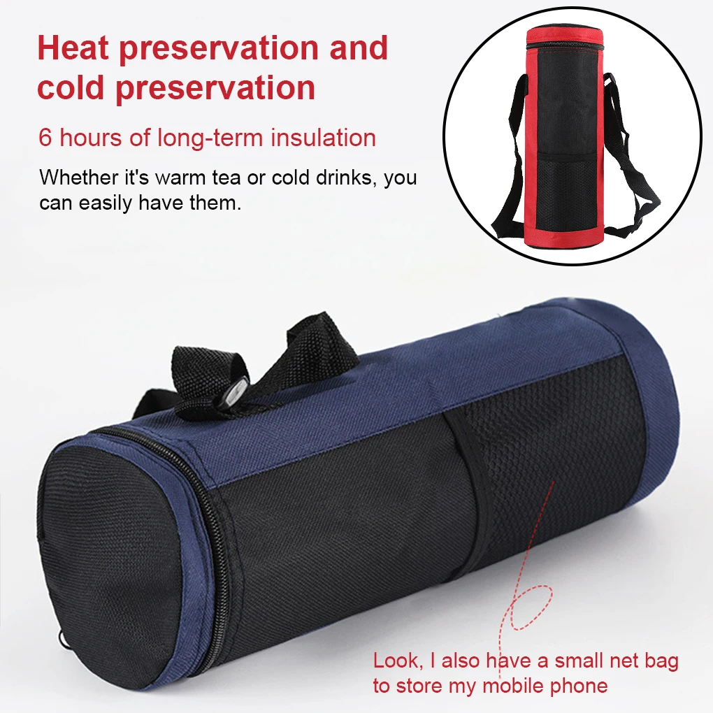 Сумка-холодильник для бутылки с водой регулируемым ремешком водонепроницаемая