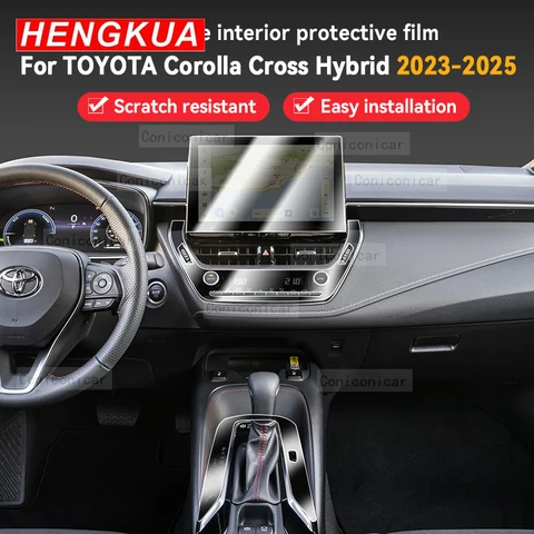 Для TOYOTA Corolla Cross Hybrid 2023-2025 автомобильная панель пленка приборная панель защитная внутренняя пленка против царапин аксессуары
