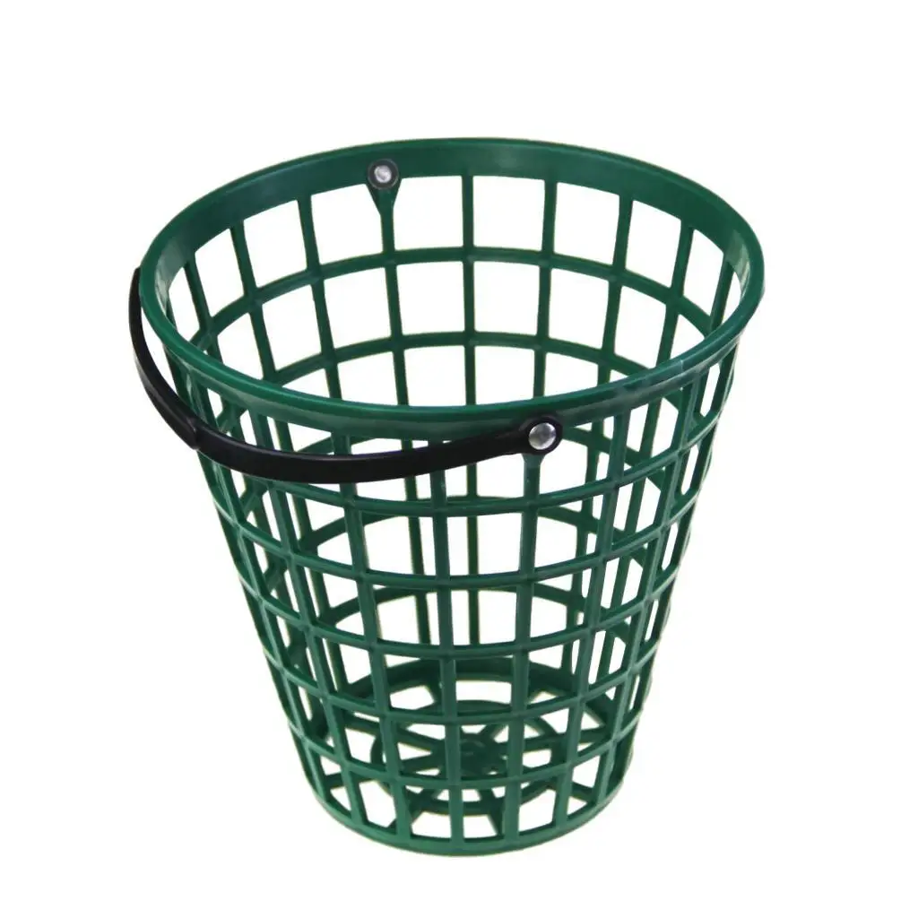 

Outdoor Golf Ball Basket Container Golfball Bucket Hold Up to 75 Balls