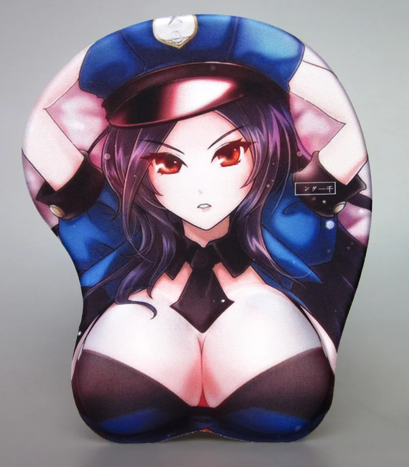 

Cute Anime Girl Mouse Pad 3D Soft Silicone Gaming Keyboard Mousepad Wrist Rest Support Playmat Table Desk Pad