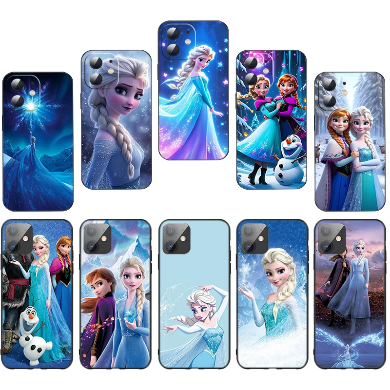 Мягкий силиконовый чехол X17 Frozen Princess Beauty Elsa для Redmi Xiaomi Note 9 9T 9S 10 10S 11 11S 4G 5G Pro Max Caver