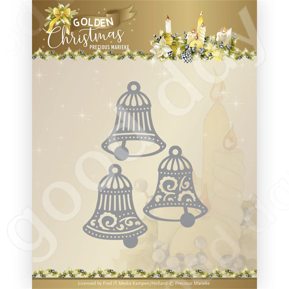 

Christmas Traditional Bells Metal Cutting Dies Scrapbook Diary Decoration Stencil Embossing Template Diy Greeting Card Handmade