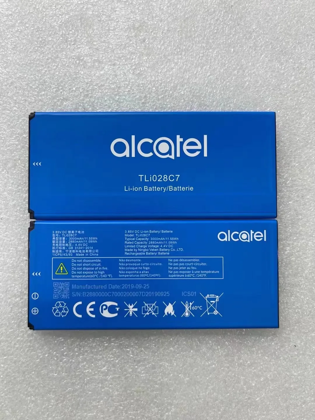 100% оригинальный новый аккумулятор 3000 мАч TLi028C1 TLi028C7 для Alcatel 1A 5002F 1B 2020 5002D 5002X 5002A 5002I
