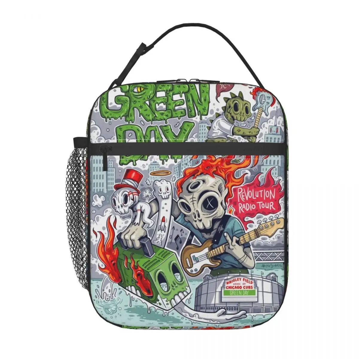 Green Day Rock Band Tour 2024 аксессуары изолированная сумка-тоут для ланча путешествий