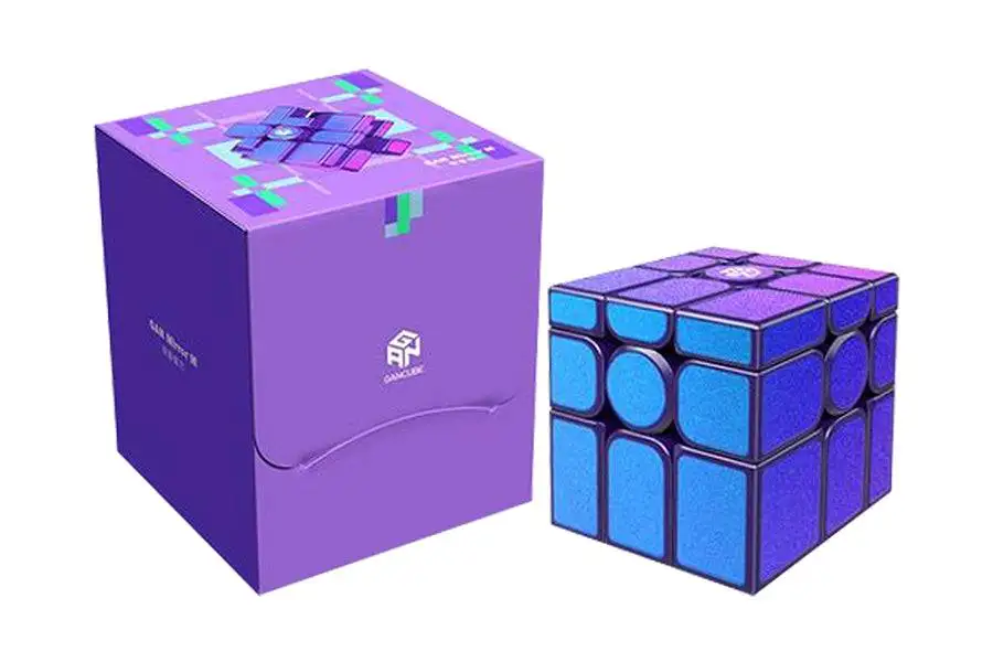 Gan Mirror M Cube Магнитный пурпурный Куб ВОЛШЕБНЫЙ пазл обучающая игрушка подарок