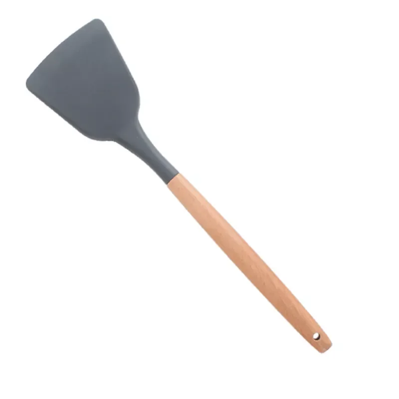 

NEW2023 Kitchen Utensil Silicone Spatula Heat-resistant Soup Spoon Turner Non-stick Cooking Utensil Shovel Tong Cookware Baking