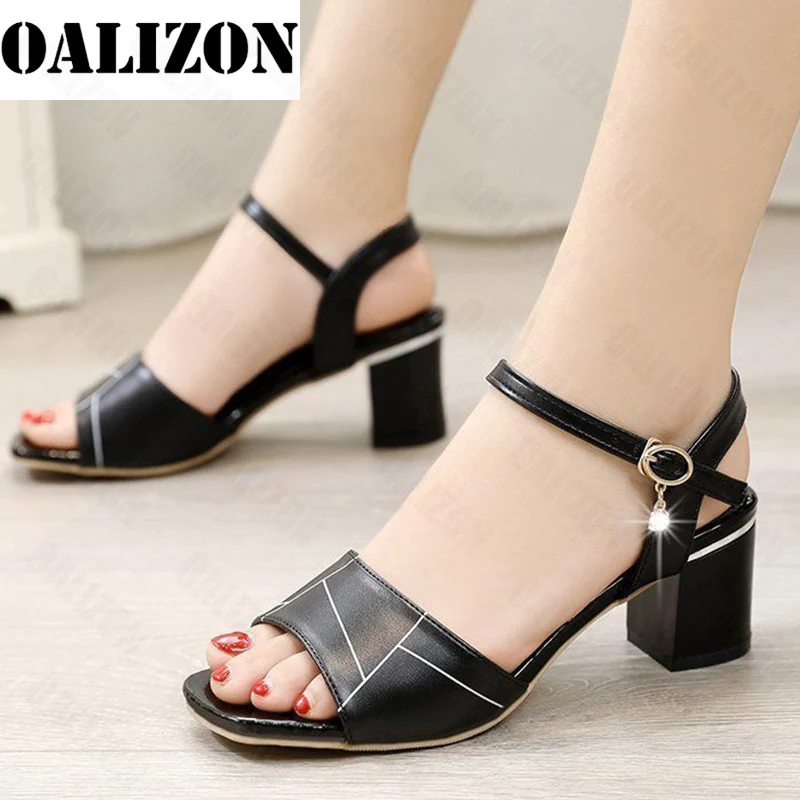 

Crystal High Heels Shoes Women Chunky Sandals Sexy Fashion New Brand Sexy Pumps Women Shoes Dress Party Ladies Slides Sandals