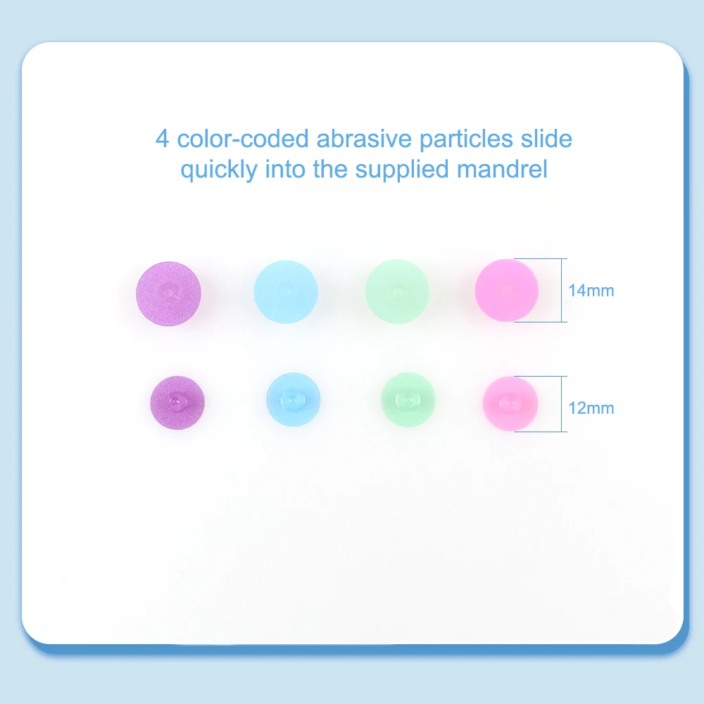 XYSZ 40 шт./кор. набор дисков для полировки зубов Радуга стоматологические
