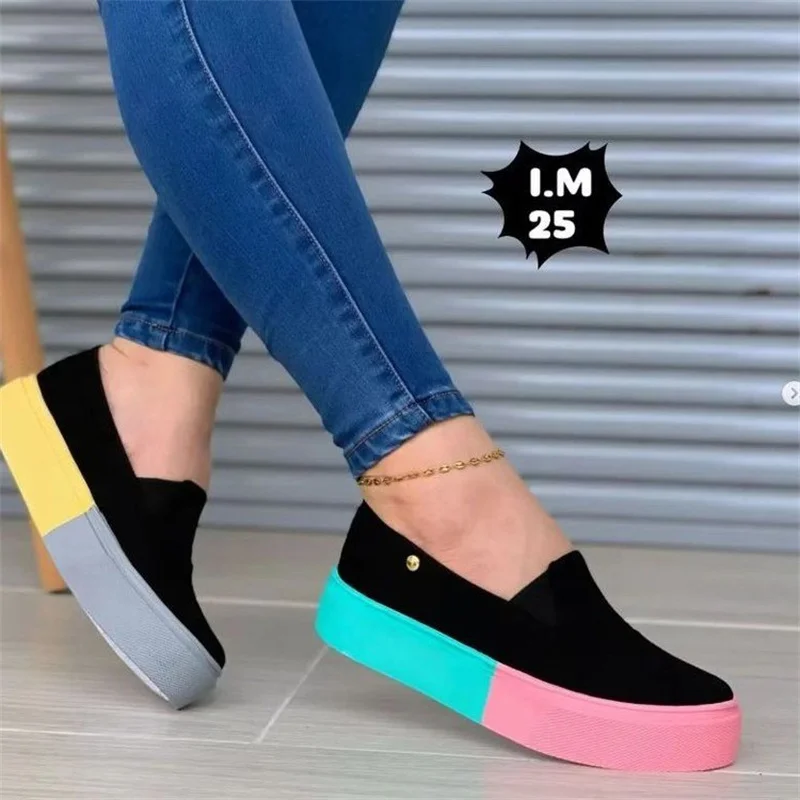 Summer New 2023 Breathable Mesh Wedge Sport Shoes Anti-Slip Woman Vulcanize Shoes Platform Women Casual Sneakers Plus Size 43
