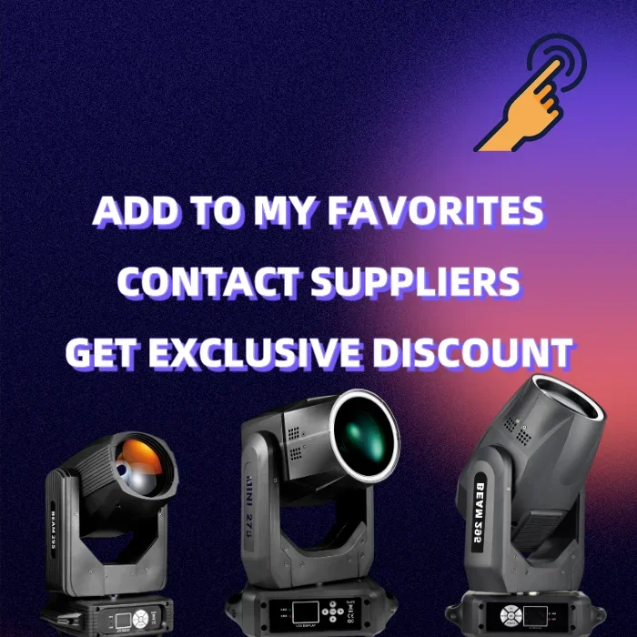 Vorlane Manufactory Direct Double Prism Sharpy 295 Вт Beam Лампа с подвижной головкой для сцены свадьбы