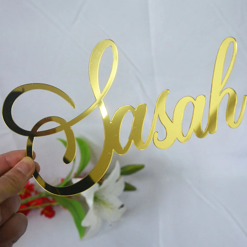 

Personalized Any Letters for Wall Decor Laser Cut Custom Name Sign 8 to 18 inches Wide Baby Name Plaque Nursery Name Wall Art