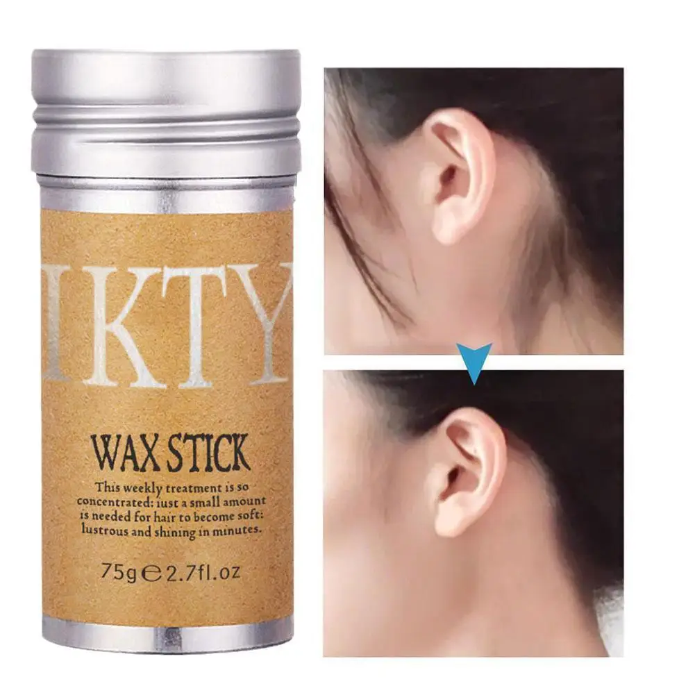 

Hair Wax Stick For Wig Professional Hair Wax Stick Gel Cream Non-Greasy Style Hair Wax Stick For Men Women Broken Hair Arti Y6T1
