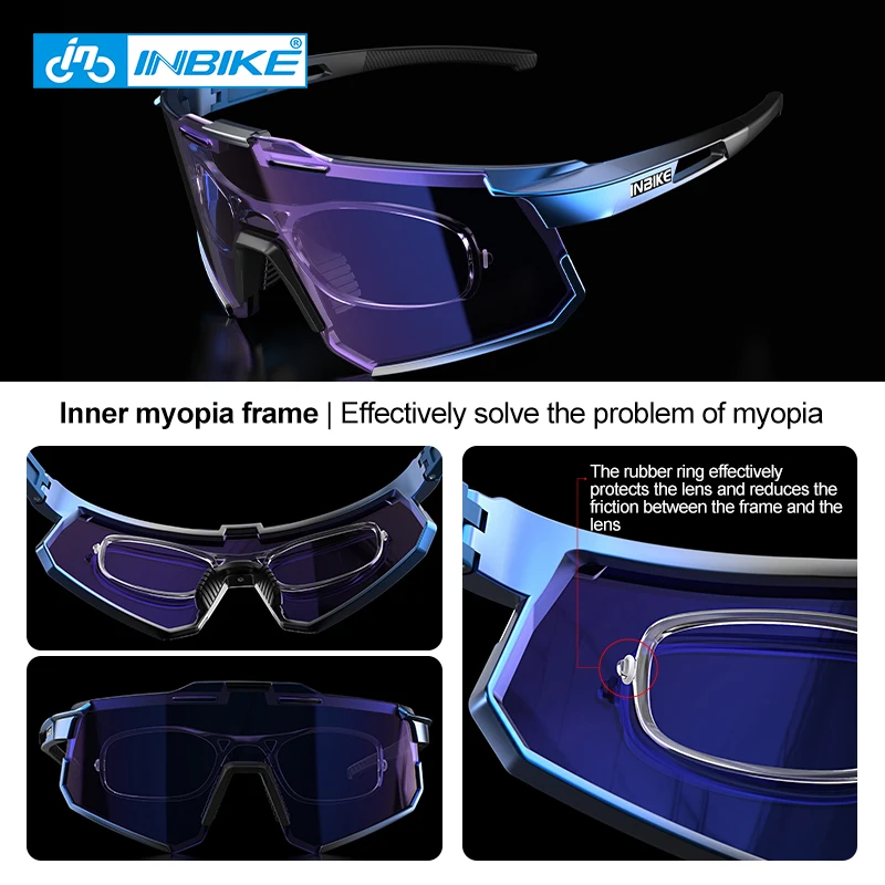 Велосипедные очки INBIKE для мужчин и женщин спорта на открытом воздухе бега