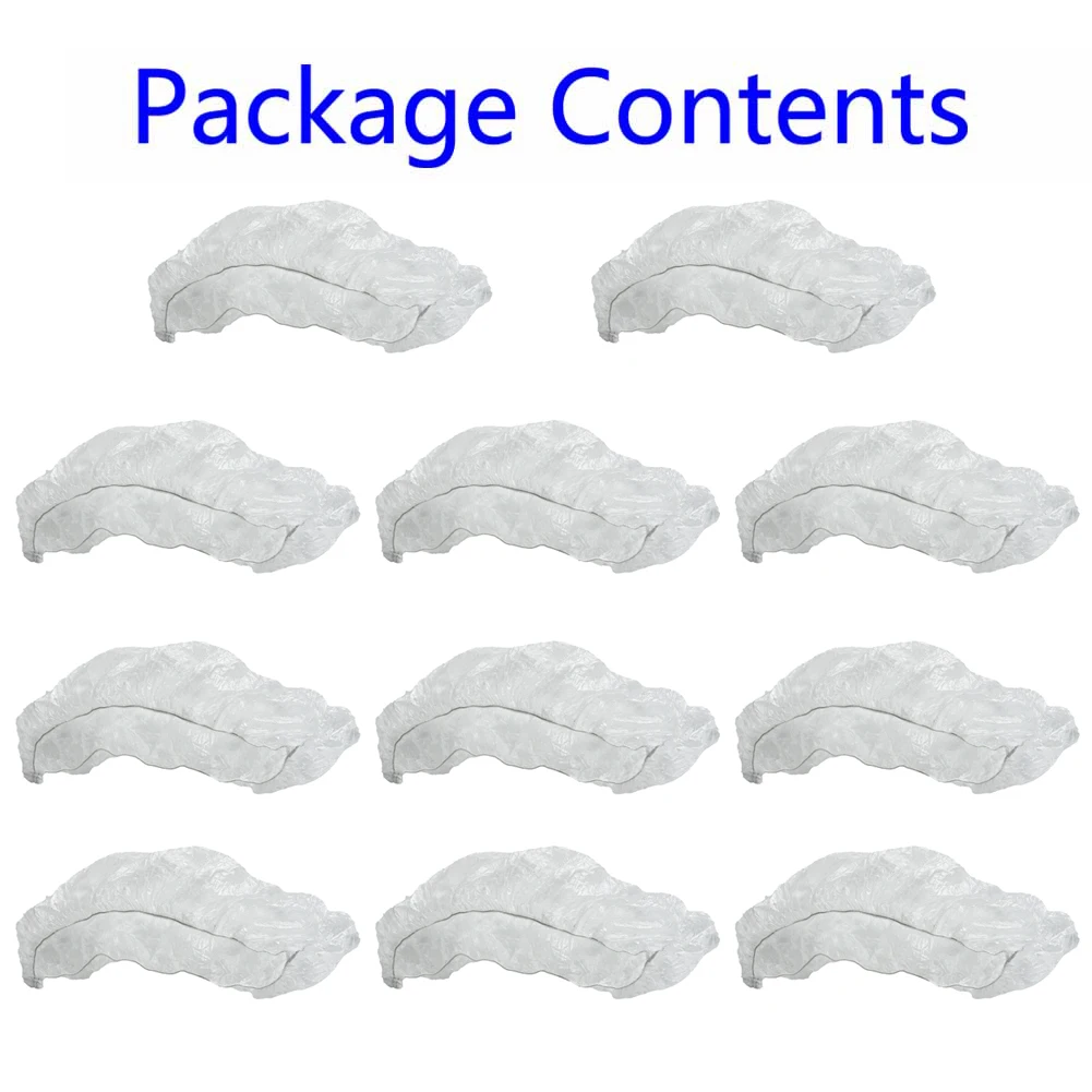 

10pc Universal Disposable Steering Wheel Cover Plastic Clear With Elastic Trims Car Interior Accessories Universal