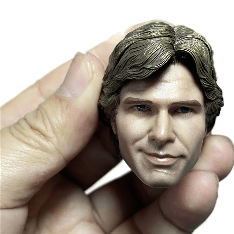 1/6 Scale Harrison Ford Hansolo Male Head Sculpt Model PVC Blonde Hair  12Inche Action Figure Body Doll