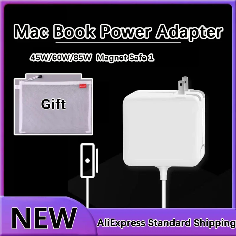 

60W Laptop Power Adapter For Macbook Pro 13 inch A1278 Old Mac Book 16.5V 3.65A Magnetic L Shape Charger Before Mid 2012 Models