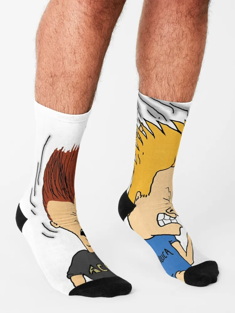 Beavis и бутафория-качалка! Носки счастливые носки