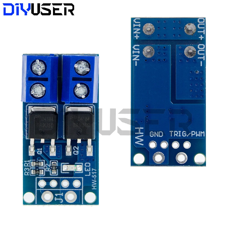 15A 400 Вт MOSFET триггер переключениt приводной модуль PWM регулятор Управление Панель -