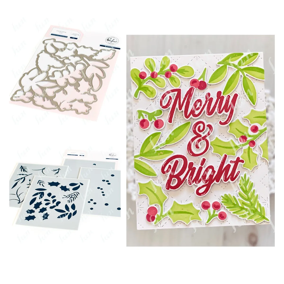 

Festive Leaves Background Stencils and Cutting Dies Embossed Template Stencil Molds for Diy Scrapbooking Album Paper Card