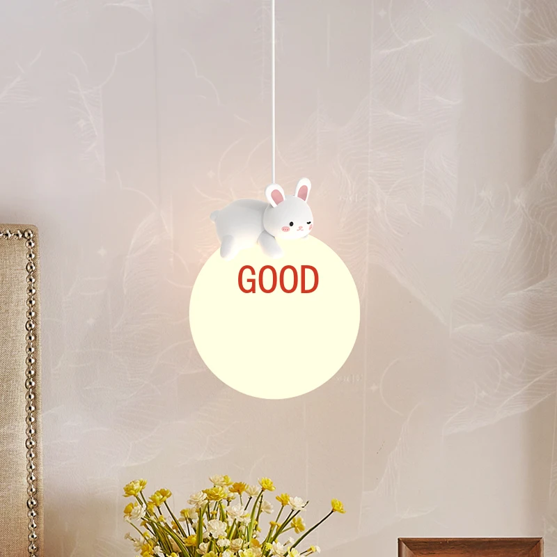 Современный кремовый стиль настенный светильник для спальни милый мультяшный с