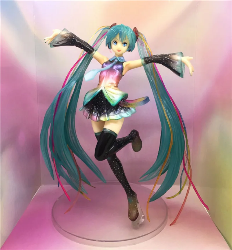 

Boxed 10th Anniversary Edition 20cm Anime Figure Miku Action Figure PVC Model Doll Toy Kids Birthday Gift