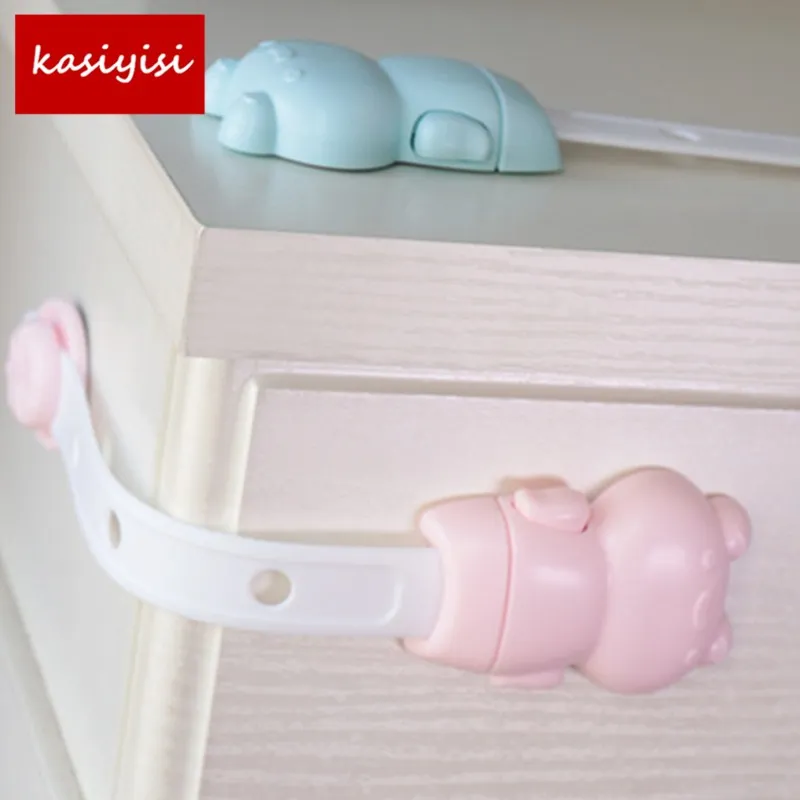 

10Pcs/Lot Baby Security Plastic Cabinet Lock Drawer Children Multiplie Use Safety Protect
