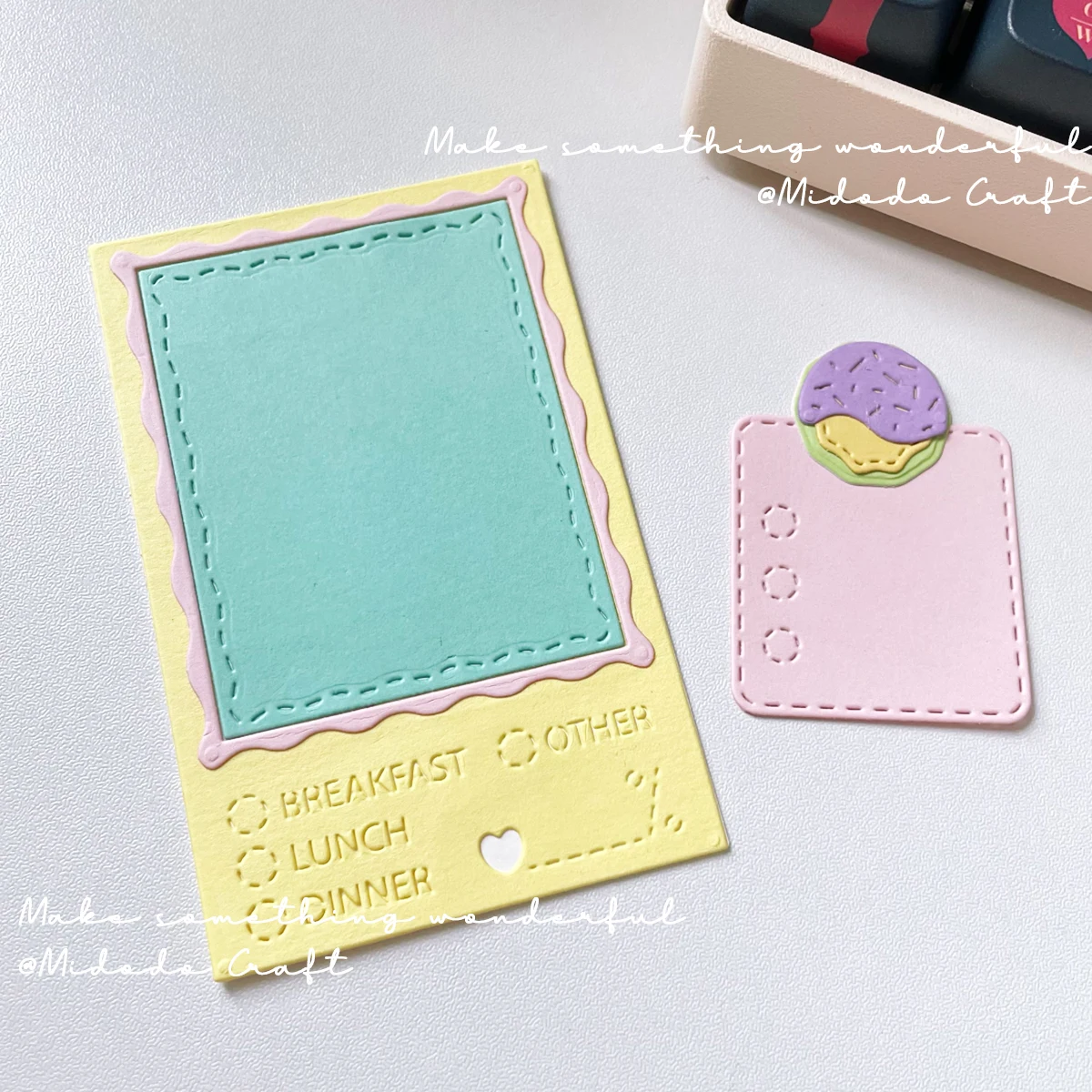 Midodo Polaroid-ежедневная диета металлические Вырубные штампы 2023 Скрапбукинг своими