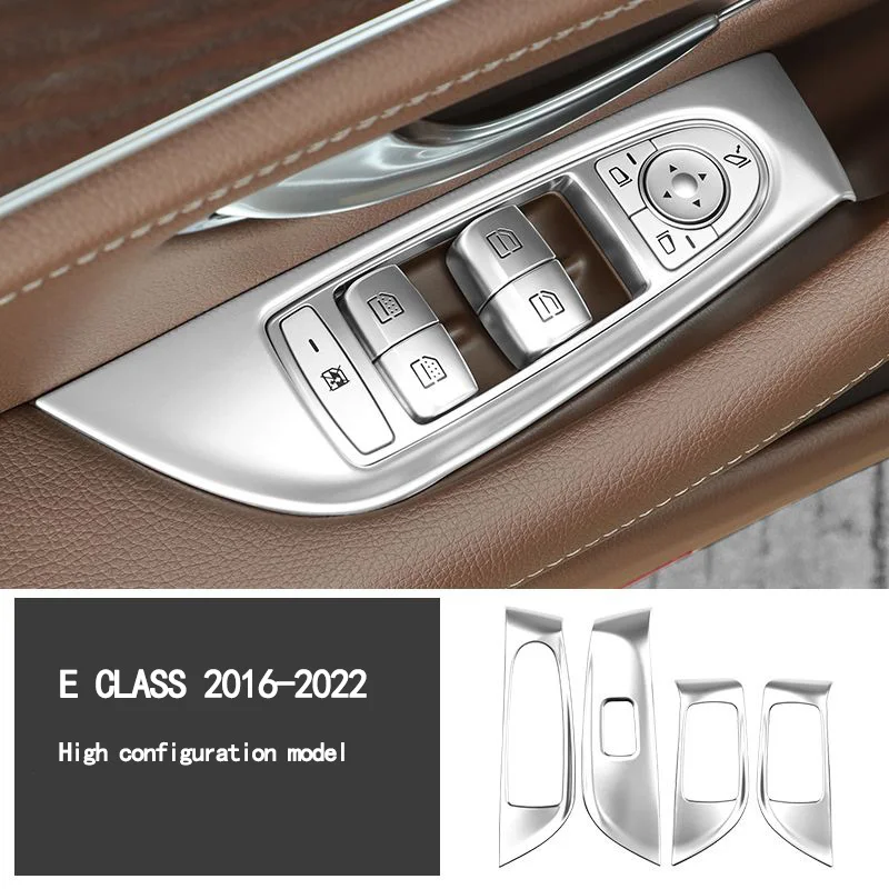 

Панель переключателя стеклоподъемника для Mercedes Benz E Class W213 2016-2022, автомобильные аксессуары