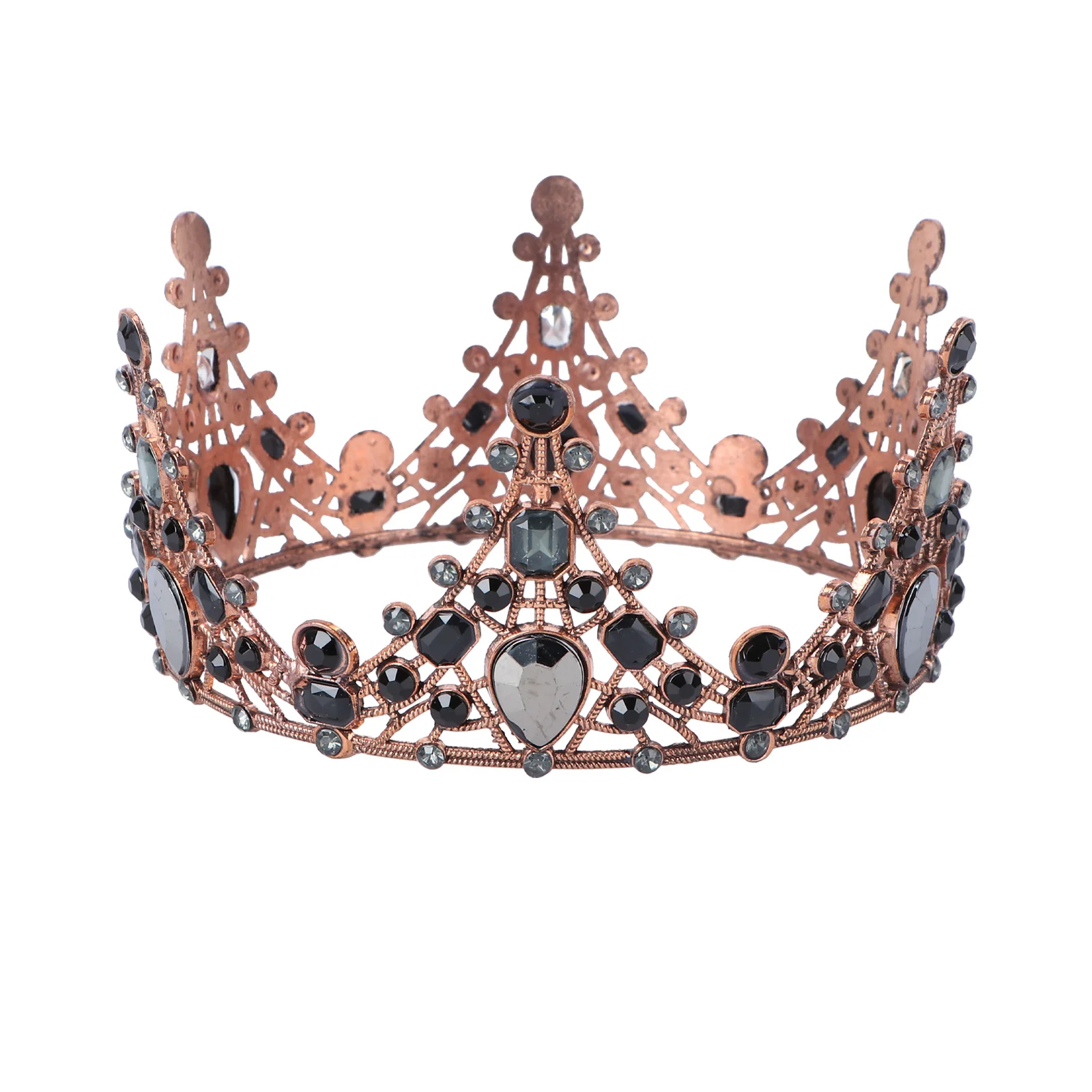 

Baroque Vintage Bridal Tiara Gothic Tiara Headband for Wedding Party