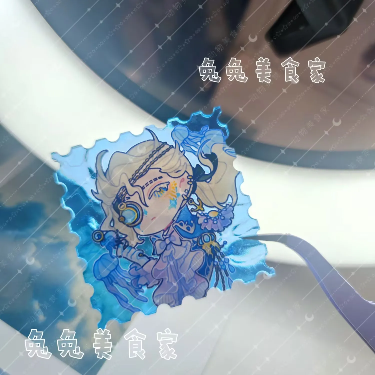 Фото Identity V Оригинальная периферия Fanfiction пятой личности, подвеска-штамп с водной рябью «Композитор Ghost Sail» №5