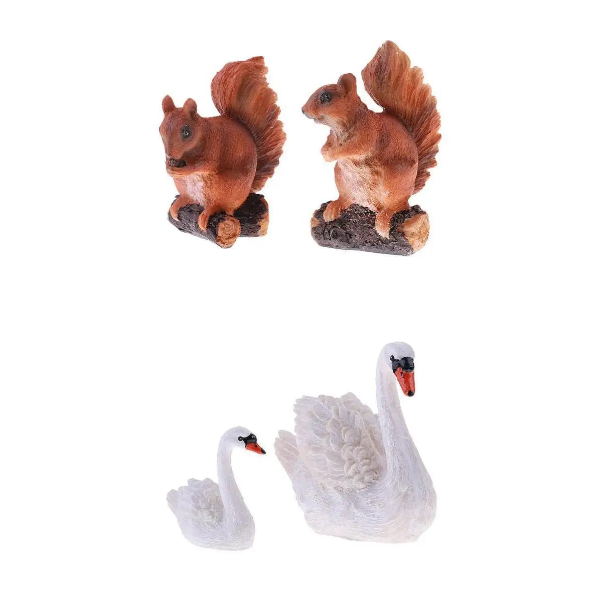 

4 шт., статуэтка в виде белки
