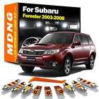 MDNG 8 шт. светодиодная интерьерная с Canbus светильник Kit для Subaru Forester 2003 2004 2005 2006 2007 2008, купольная карта, лампа для чтения в багажнике, светодиодные лампы