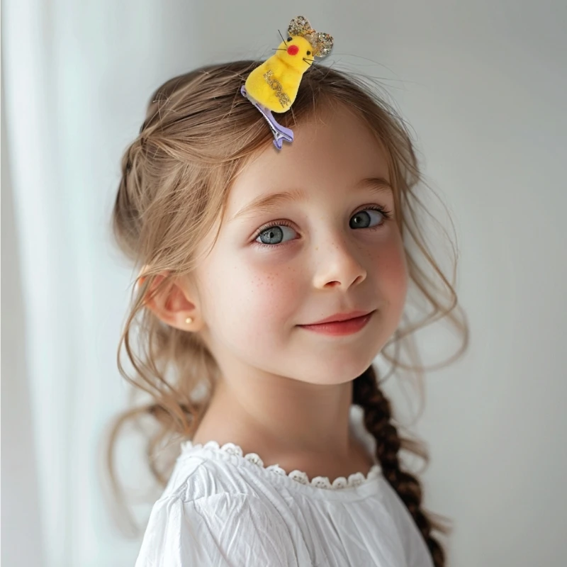 10 шт. заколка для волос с милыми мультяшными мышами украшение уникальная в форме