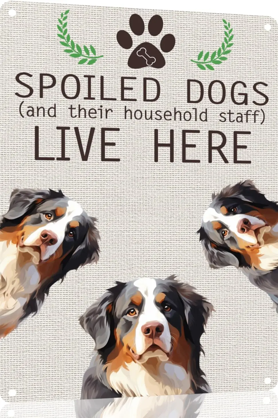 Бернское крепление Metl Sgn Spoled g Lves Here Vntge Tn Sgns Новинка г Coffee Br Pub Frmhoe Country Домашний