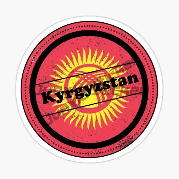 Модный дизайн индивидуальный стиль автомобиля флаг Киргизии наклейка