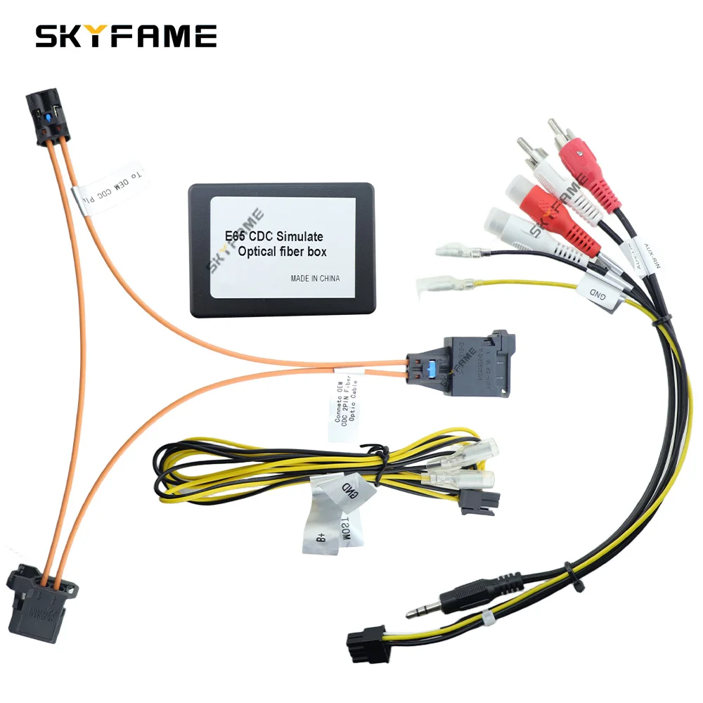 

SKYFAME автомобильный самый дополнительный оптоволоконный декодер, адаптер декодирования усилителя для Benz ML GL R Class CLS BMW E60 E65 E66