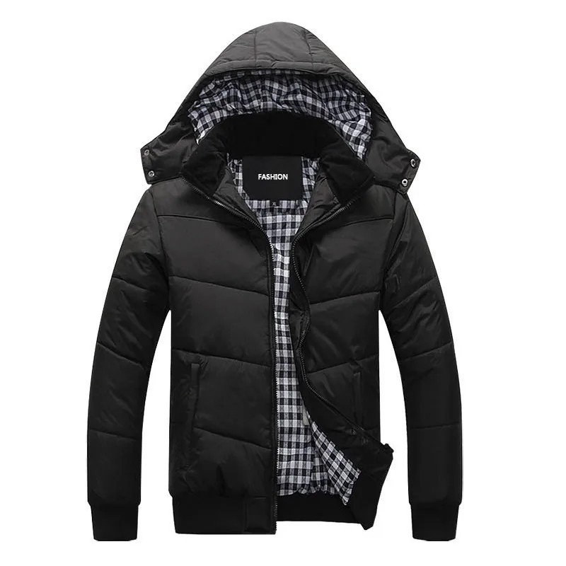 Men's Ribbed Winter Padded Jacket