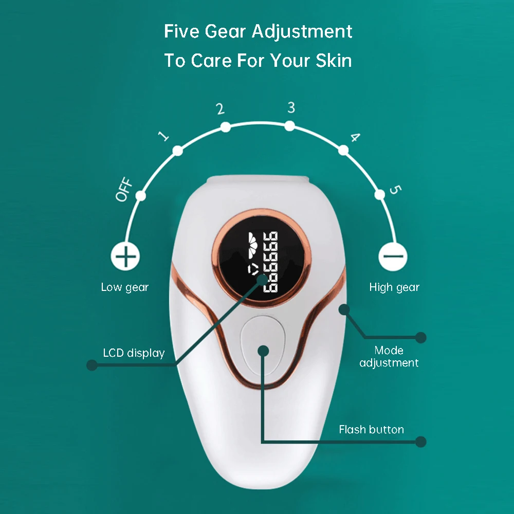 IPL-эпилятор для удаления волос с помощью перманентного лазерного эпилятора