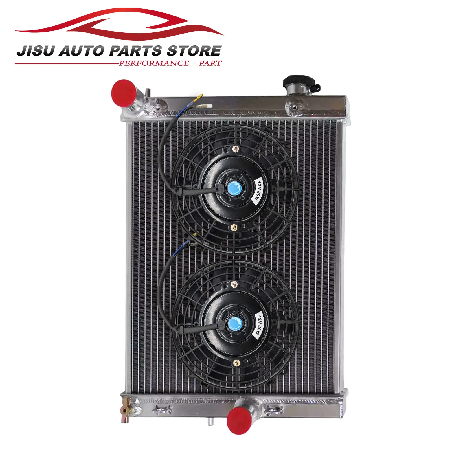 3-рядный алюминиевый радиатор + вентиляторы для Mitsubishi Lancer Evolution 7/8/9 2001-2007 годов