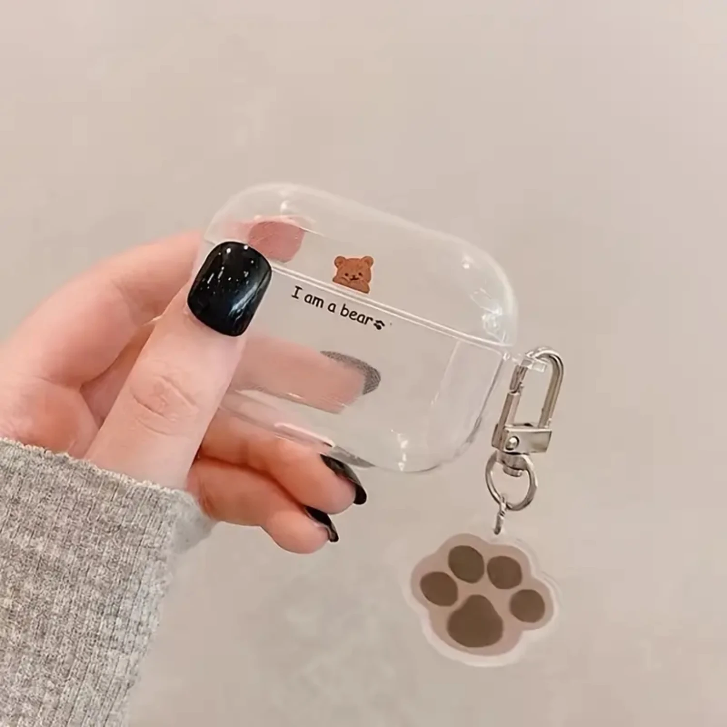 Симпатичный медведь рисунок Airpods2 фотосессия с медведем для AirPods1/2 AirPods Pro Pro2 3