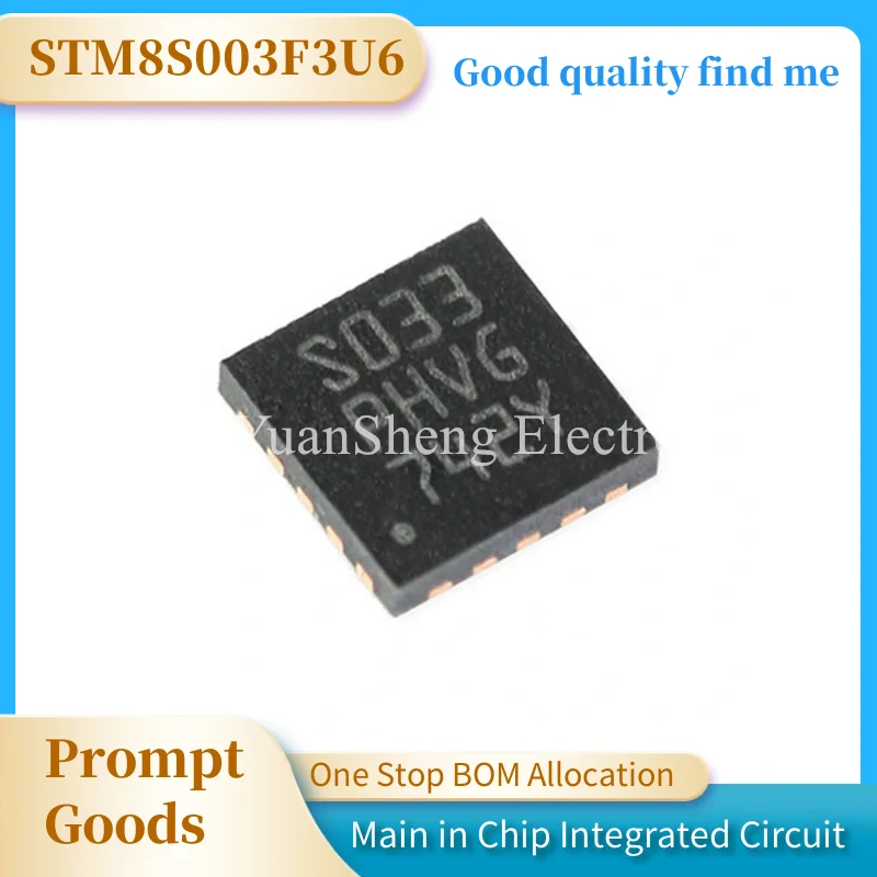 Микроконтроллер STM8S003F3P6TR STM8S103F3P6TR STM8S003F3U6TR N76E003AT20TR STM32F030F4P6TR