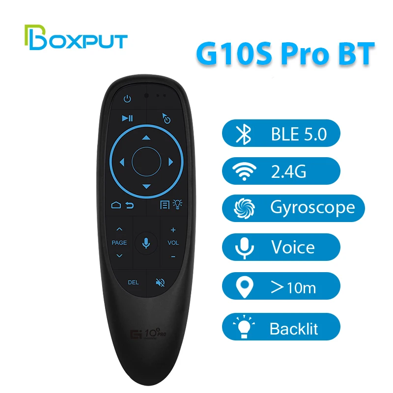 

G20S G10S Pro BT Backlit Gyroscope Voice Air Mouse Remote BPR1S Plus IR Learning Custom Bluetooth Remote Control for Smart tvbox