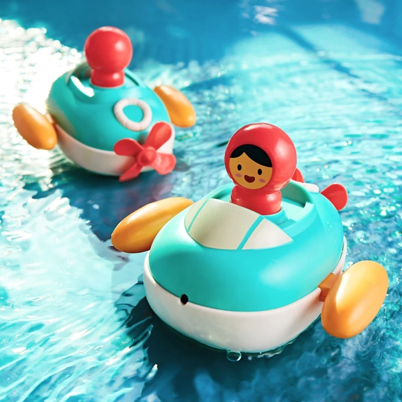 

Baby Bath Toy Floating Wind up Bathing Submarine Toy Swimming Children Play Water Cute Bathtub Toy for Toddlers Boys Girls