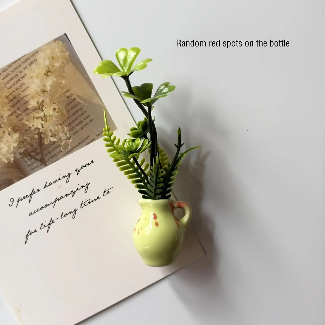 

Ins Стиль Мини Керамическая Маленькая Ваза Наклейка На Холодильник Креативный 3D Стерео Магнит Украшения Дома