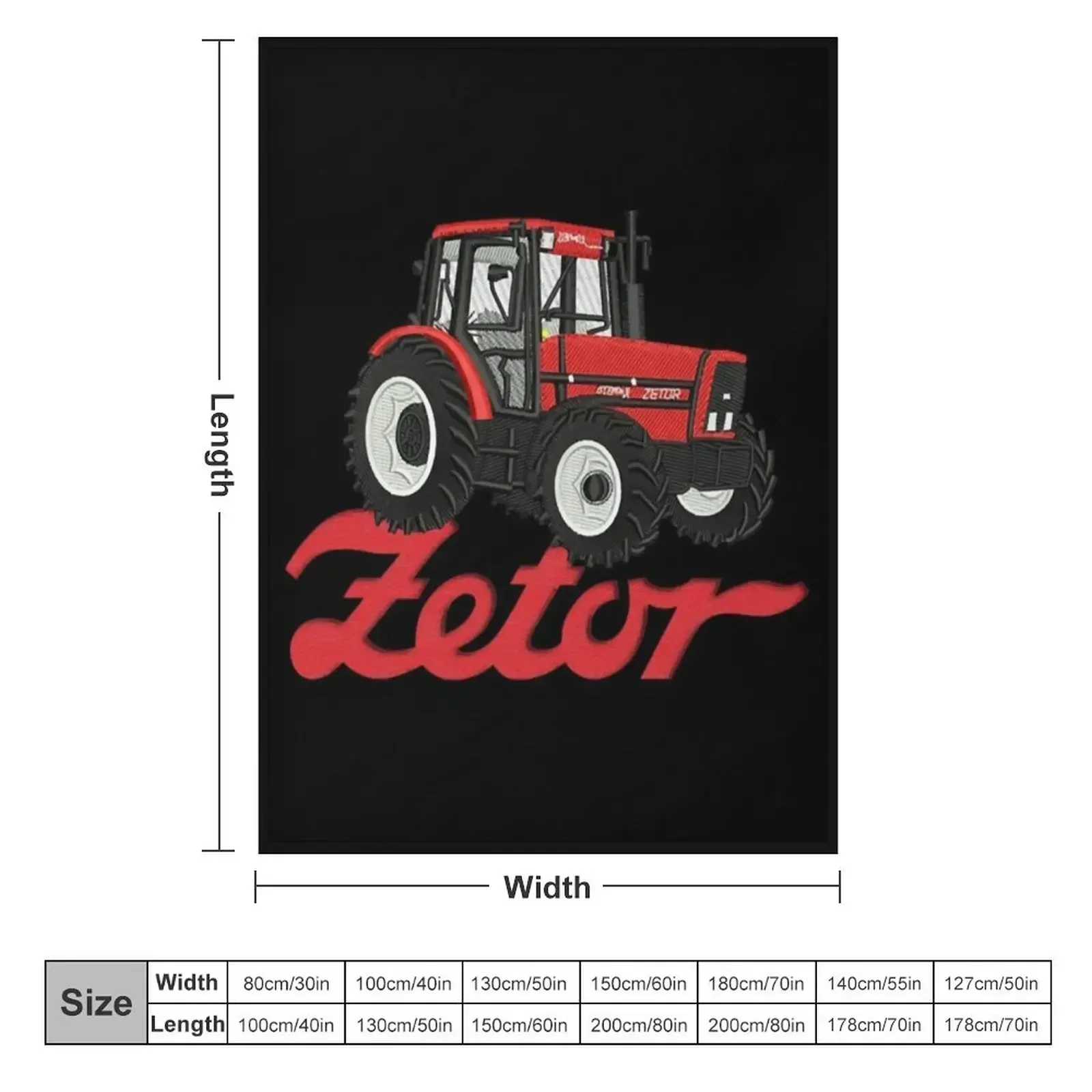 Фото Плед для трактора Zetor, декоративные рождественские украшения, для дивана и кровати, красивые фланелевые покрывала, модные пледы. №2
