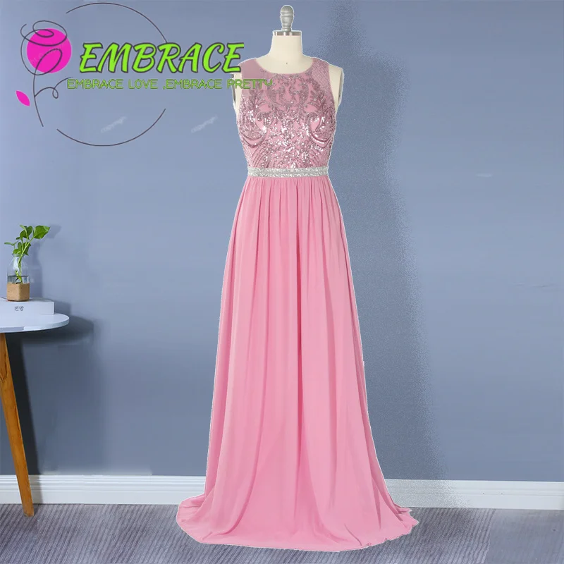 Европейское и американское вечернее платье с вышивкой жемчугом женское