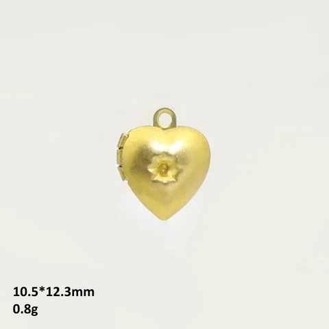 BoYuTe (50 шт./лот) металлическая латунь в форме сердца, искусственная кожа, открывается, Diy ювелирные аксессуары, оптовая продажа