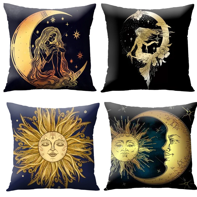 

Exquite Retro Pillow Cover 45x45cm Soft Polyester Cushion Cover Decoration Waist Throw Pillow Case for for Car Sofa Home