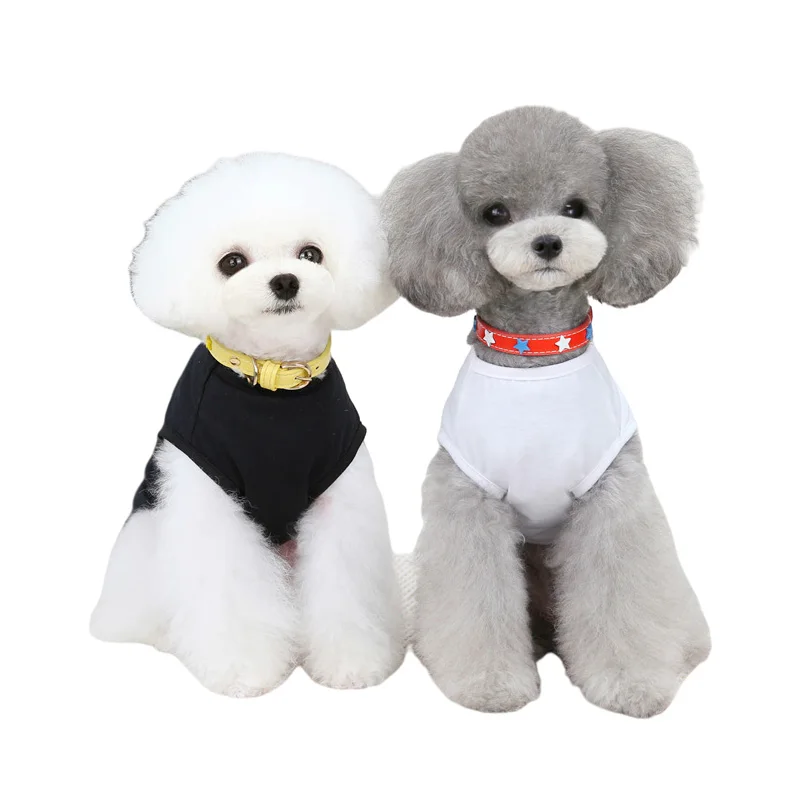 

Воздухопроницаемая футболка для собак, Летний жилет для домашних питомцев, одежда для маленьких и средних собак, одежда для мопса, бульдога,...